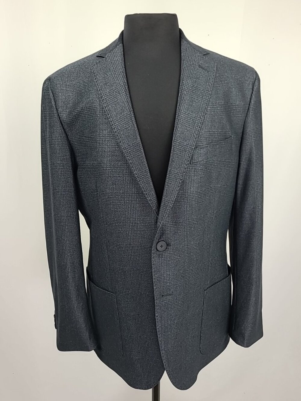 Awearness Kenneth Cole Slim Fit Stretch 42R Wool 2 Button Blazer Jacket